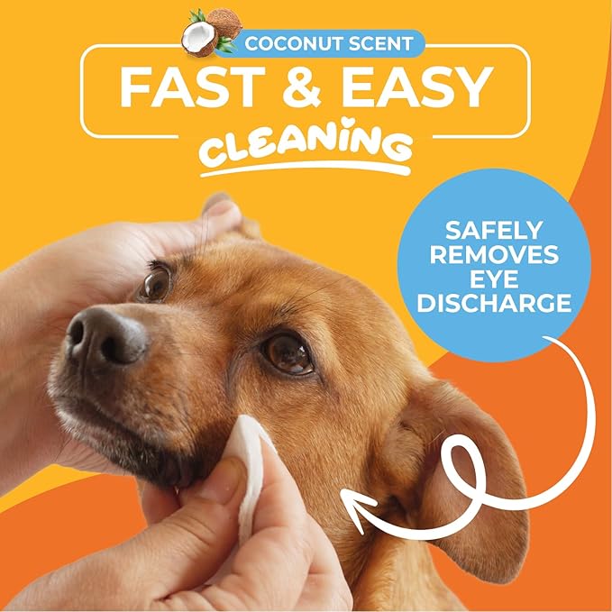 Dog Eye Wipes Hypoallergenic Eye & Face Wipes - Image 2