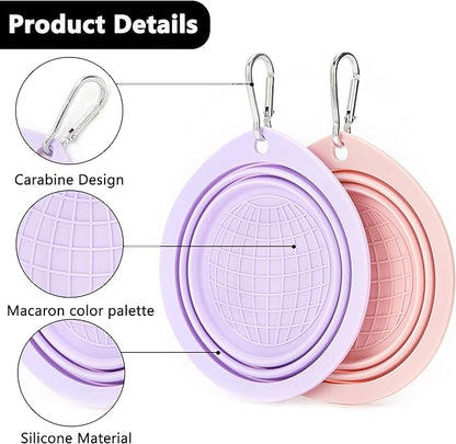 3 Pack Collapsible Dog Bowls, Pet Bowls - Image 8