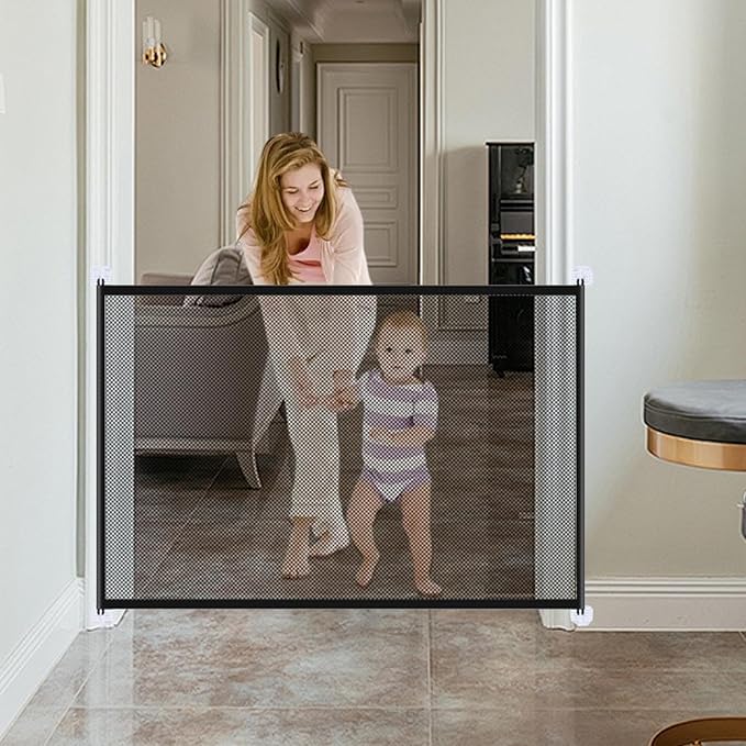 Fence – Portable Foldable Barrier, Punch Free Safety Net | Indoor Home - Image 5