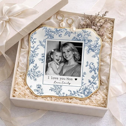 LOVELYPOD Personalized Photo Jewelry Tray, Custom Photo Gifts - Image 6