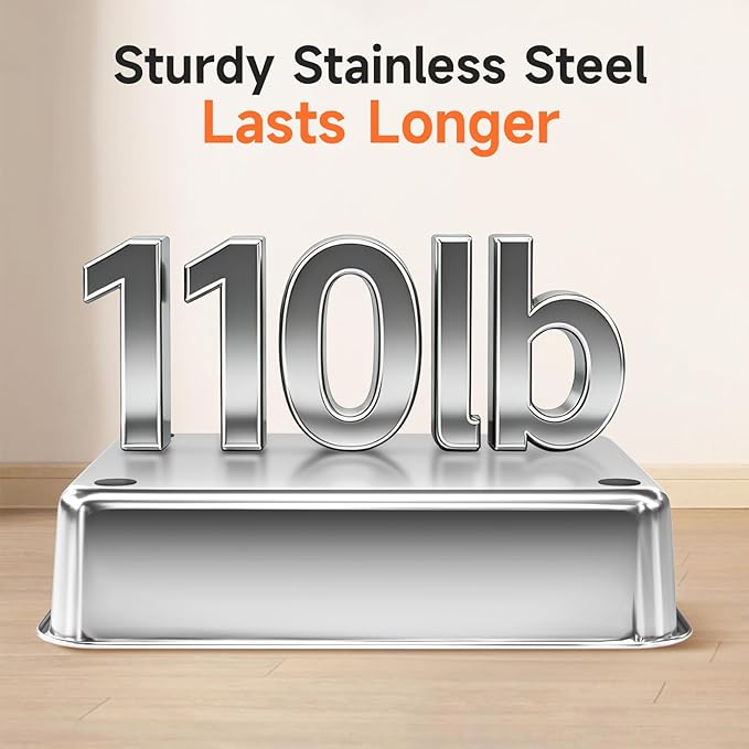 Stainless Steel Cat Litter Box, Odor Free Metal Litter Box - Image 8