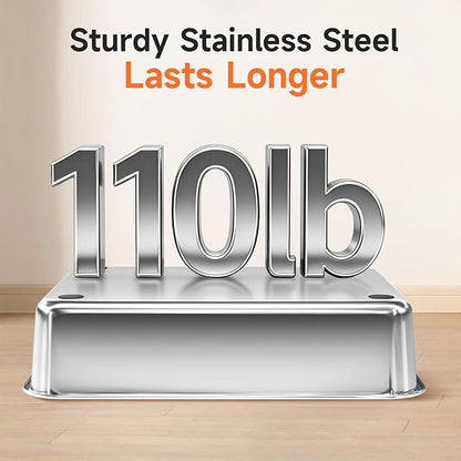 Stainless Steel Cat Litter Box, Odor Free Metal Litter Box - Image 8