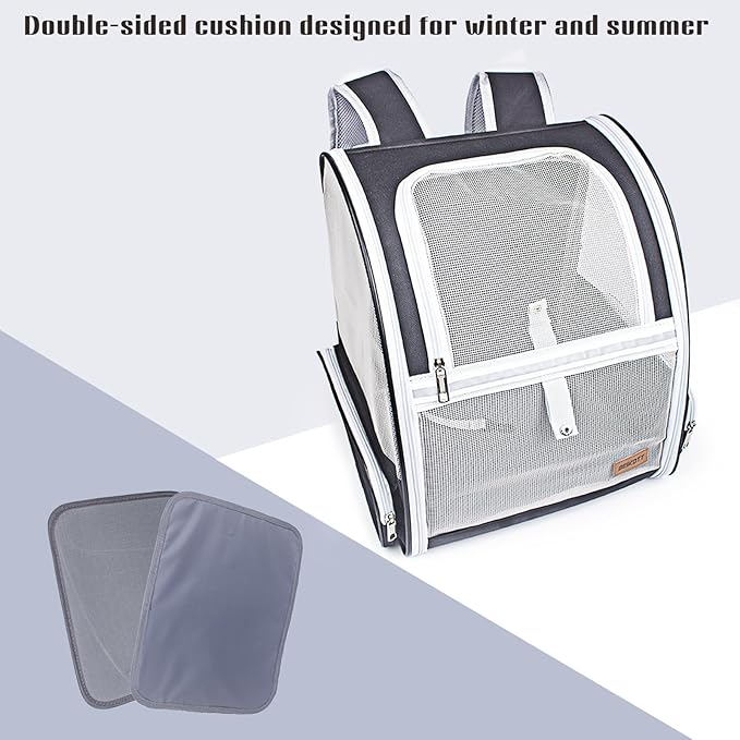 Cat Carrier Backpack, Dog Backpack, Ventilate Pet Cats Puppy Dogs Birds Bunny - Image 2