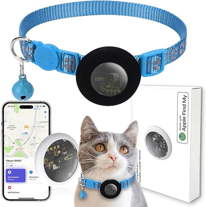 GPS Tracker for Cats, Mini GPS Pet Tracker by Bingolar