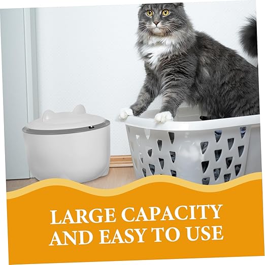 POPETPOP 1set Enclosed Cat Litter Disposal Bin Odor-Sealing Lid Large Capacity - Image 8