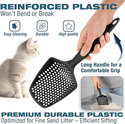 Set of 1 Cat Litter Scoop with Small Holes, Deep Sifting Shovel - Image 2