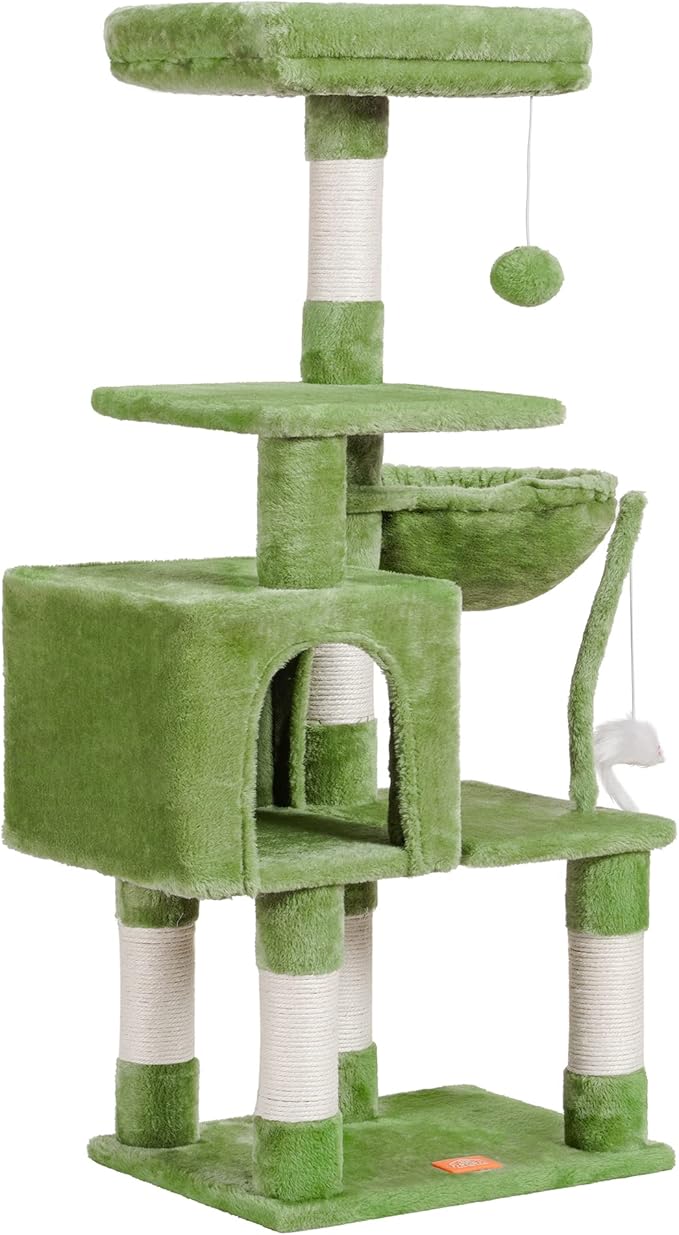 Heybly Cat Tree with Toy, Cat Tower condo - Image 6