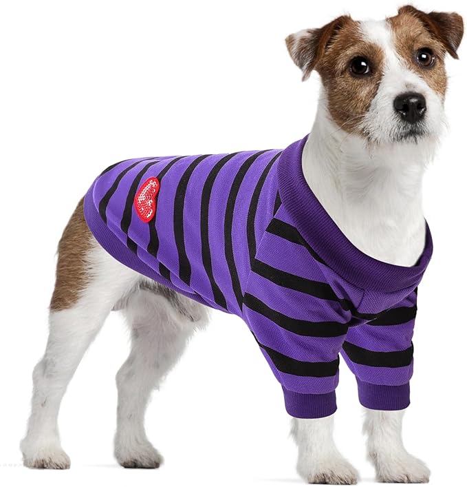Dog Shirts for Large Dogs, Striped T-Shirts Dog Vest Pet Apparel Tee Shirts by PREFERHOUSE