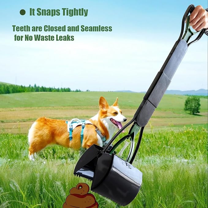 ienjoyed Dog Pooper Scooper for Large Medium & Small Dogs Heavy Duty, Long - Image 4