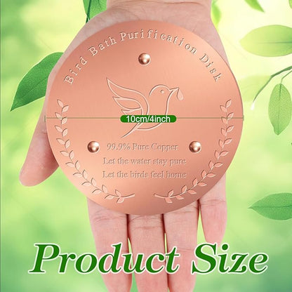 Bird Bath Copper Disk – 1mm Thick 99.9% Pure Copper Disk, 100mm Diameter - Image 7