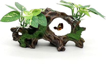 relaqcc Fish Tank Decorations Artifical Driftwood Cave Aquarium Decor Ornaments by relaqcc