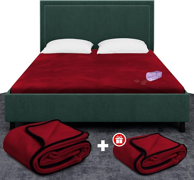 Paw Buddies Premium Waterproof Blanket 80"x90" Velvet-Feel Reversible Throw – - Image 9