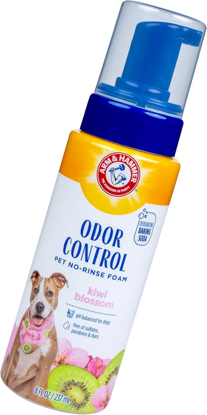 Arm & Hammer for Pets Odor Control No-Rinse Foam Dogs Kiwi Blossom Waterless - Image 4