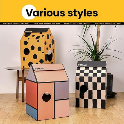 Conlun Cardboard Cat House - Image 8