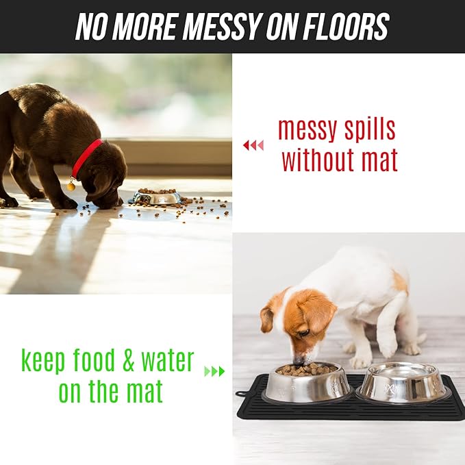 Waterproof Pet Placemat, Feeding Mats, Non Slipping Cat Food Mats, Cat Food Mats - Image 5