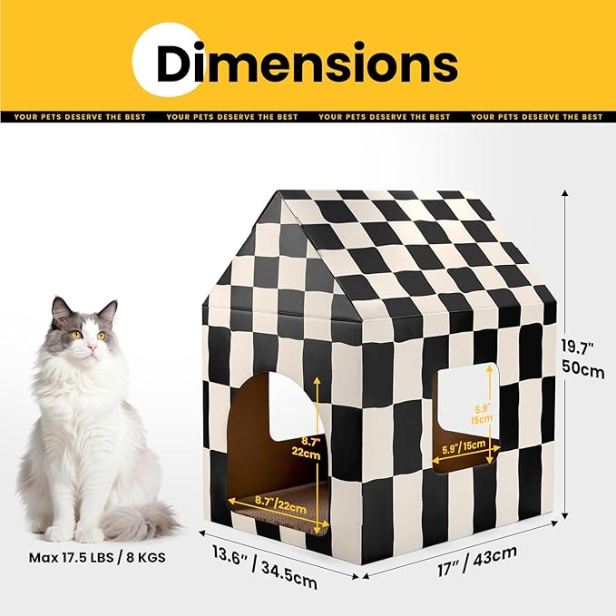 Conlun Cardboard Cat House - Image 5