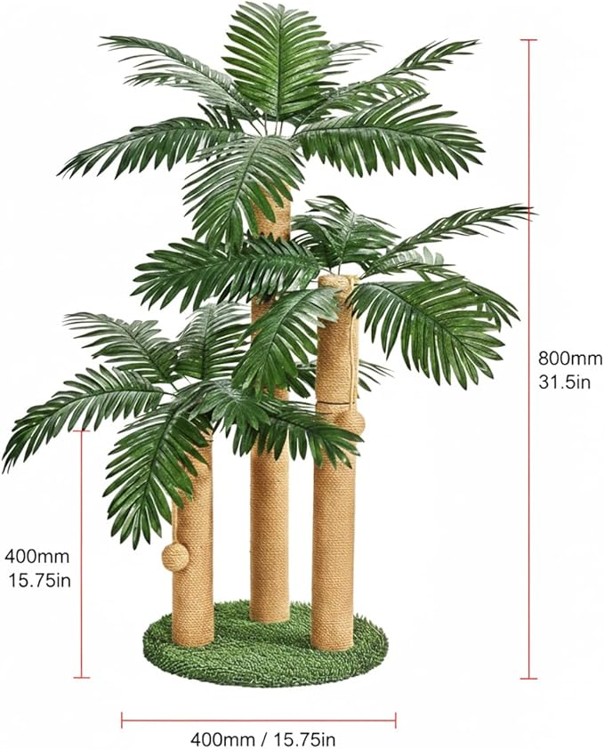 LEMONDA 31.5Inch Cat Scratching Post, Cat Scratcher Tree - Image 3