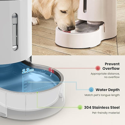 CZPET Dog Water Bowl Dispenser 4L, Wider Mouth & Upgraded Brush - Image 5