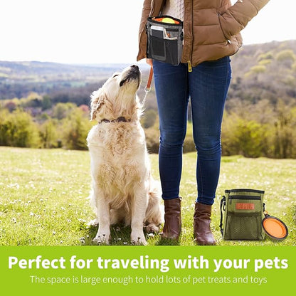 Dog Treat Training Pouch Easily Carries Pet Toys Kibble, Treats Built-in Poop - Image 7
