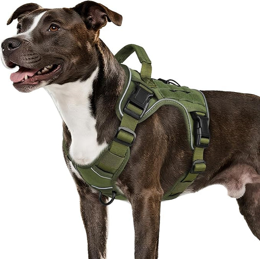 WINGOIN Green Tactical Dog Harness by WINGOIN