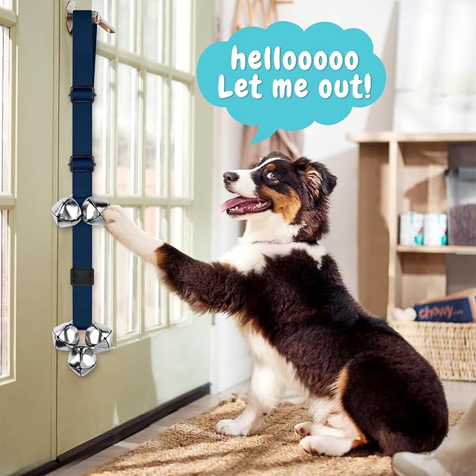 COOYOO Dog Doorbells, Adjustable Potty Training Dog Bells, Upgraded - Image 2