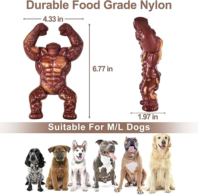 PETSTA Indestructible Dog Toys for Aggressive Chewers, Extreme Tough Toys for - Image 4
