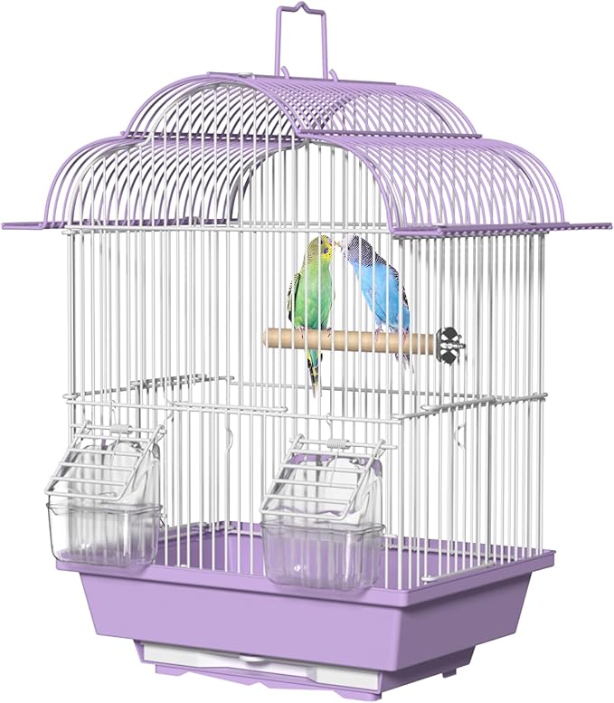 16-inch Small Bird Cage for Home or Travel by BAGHPBM