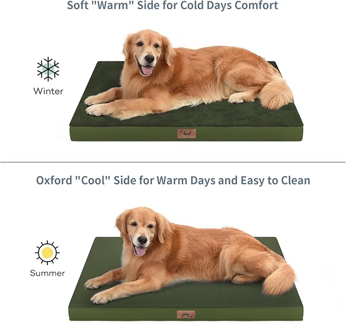 Flat Extra Large Dog Bed, Jumbo Waterproof Dog Bed - Image 4