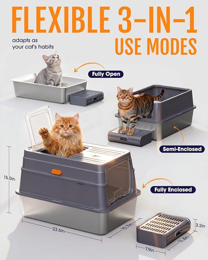 Powools Cat Litter Box - Image 5