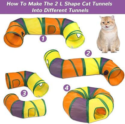 Retro Shaw 33 Pack Cat Tunnel Toy Set - Image 5