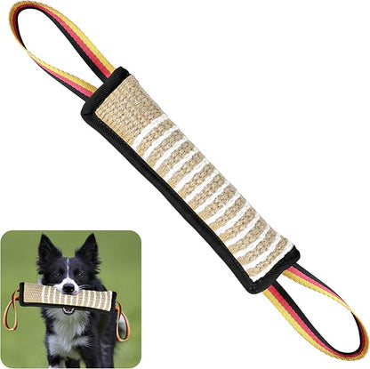 Dog Tug Toy Dog Bite Jute Pillow Pull Toy by ToLanbbt