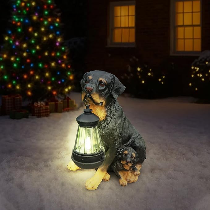 Rottweiler Dog Garden Statue - Image 6