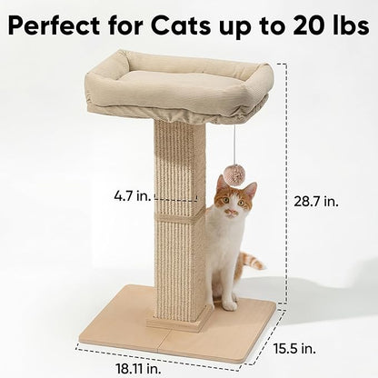 FUKUMARU Cat Scratching Post, Modern Style Tall Scratch Posts - Image 6