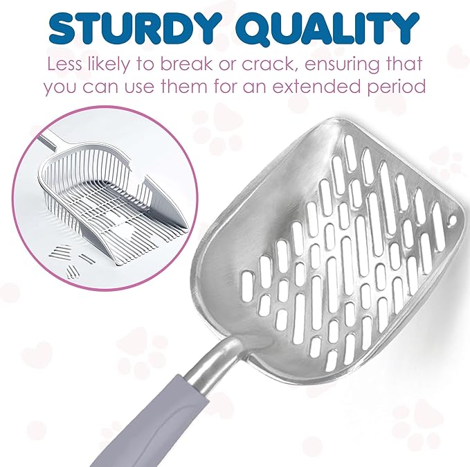 SunGrow Cat Litter Scoop, Life Transforming Cat Scooper, Saves Clear Litter - Image 3