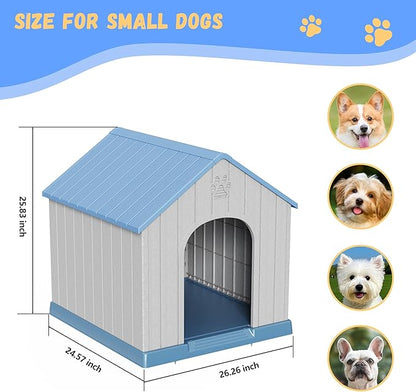 DRATO Dog House Resin Outdoor Dog Kennel - Image 5