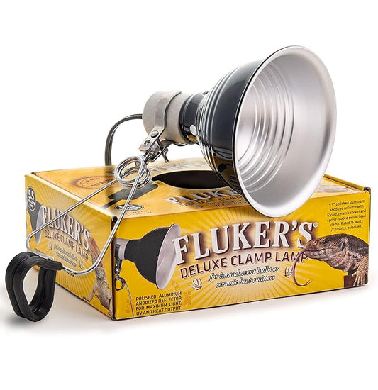 Fluker's Repta-Clamp Lamp, Heavy Duty Clamp Light by Flukers