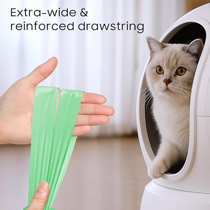 45 Count Meow Cat litter bags Liners Fit - Image 8