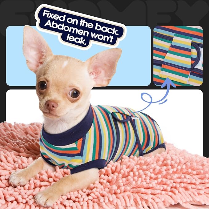 FUAMEY Recovery Suit for Dogs After Surgery, Soft Breathable Dog Bodysuit - Image 8