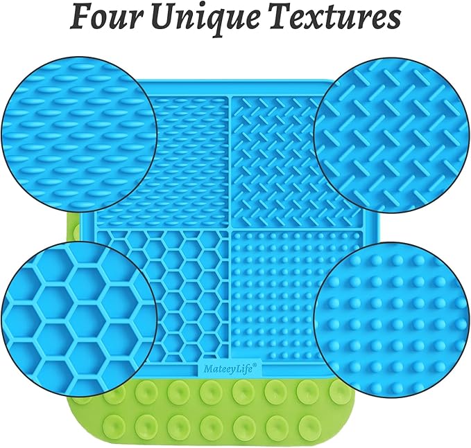 MateeyLife 2PCS Large Lick Mat for Dogs and Cats, Licking Mats for Dog Anxiety - Image 3