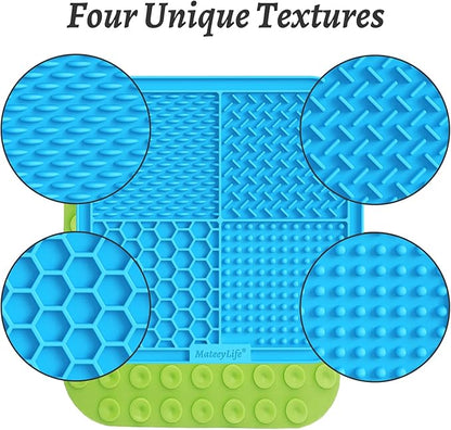 MateeyLife 2PCS Large Lick Mat for Dogs and Cats, Licking Mats for Dog Anxiety - Image 3