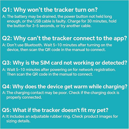 Woyamay GPS Tracker for Dogs and Cats, Mini Cat & Dog GPS Tracker - Image 7