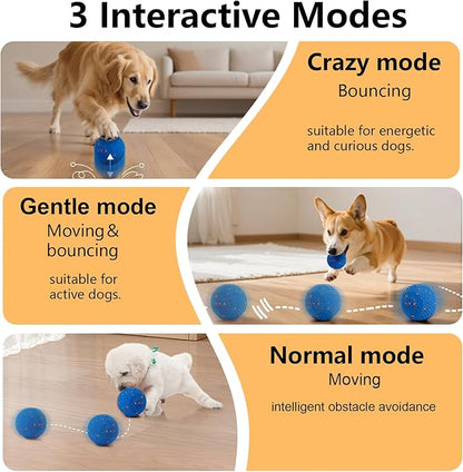 Interactive Dog Toys: Smart Dog Ball – Auto-Bounce, Vibrating & Jumping Action! - Image 3