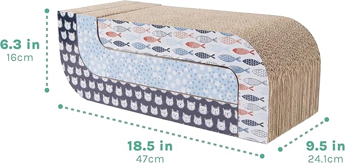 Kitty City 3‑Pack Corrgate Cat Scratcher Pads - Image 3
