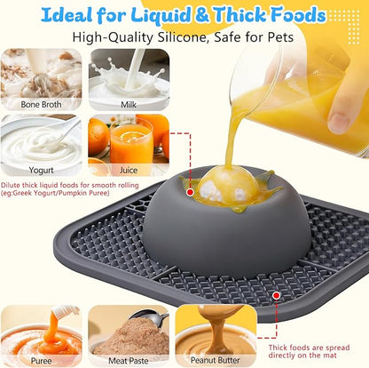 Slow Feeder Dog Bowls & Lick Mat - Image 3