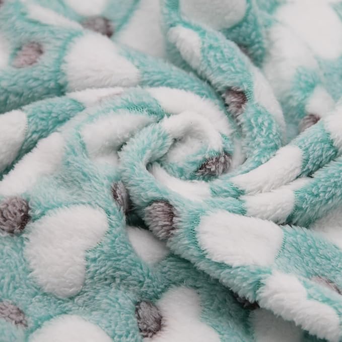 1 Pack 3 Puppy Blankets Super Soft Warm Sleep Mat Love Print Blanket Fluffy - Image 6