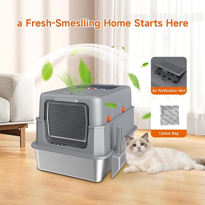 Stainless Steel Litter Box - Image 3