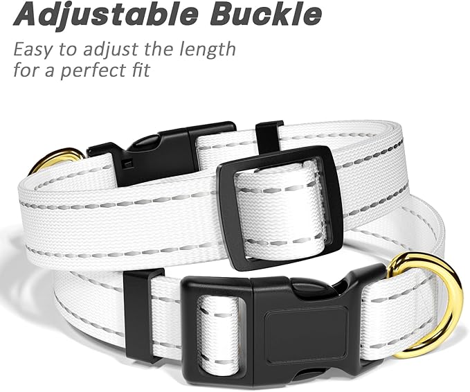 Reflective Dog Collar for Small Dogs Cats, Cute Adjustable Heavy-Duty Nylon - Image 6