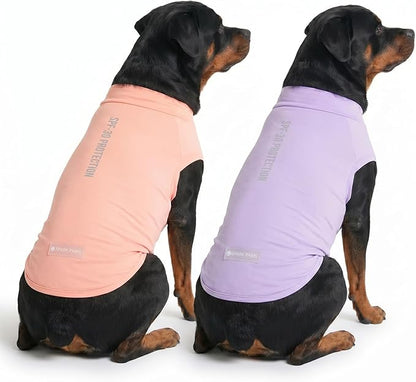 Spark Paws Sunblock Dog T-Shirt, SPF30 Protection, Lightweight Breathable Quick by SparkPaws