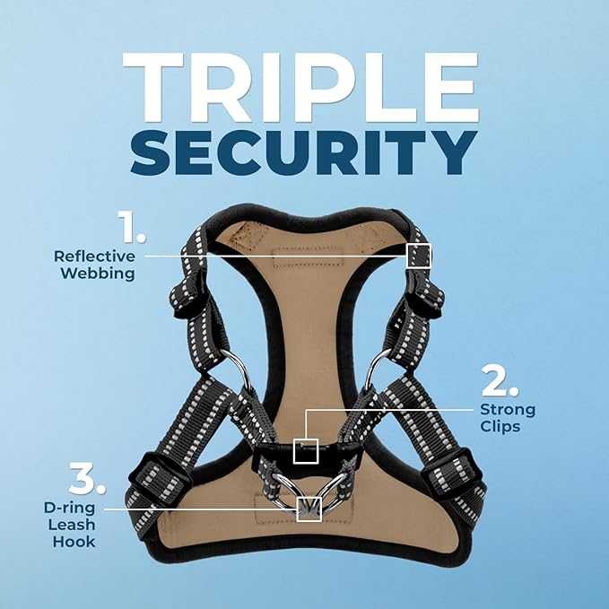 Best Pet Supplies Voyager Adjustable Step-in Flex Breathable Mesh Dog Harness - Image 3