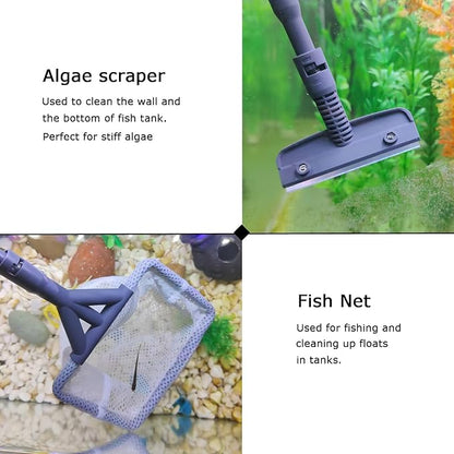 AQUANEAT 6 in 1 Fish Tank Cleaning Tools, Aquarium Cleaner Set - Image 4